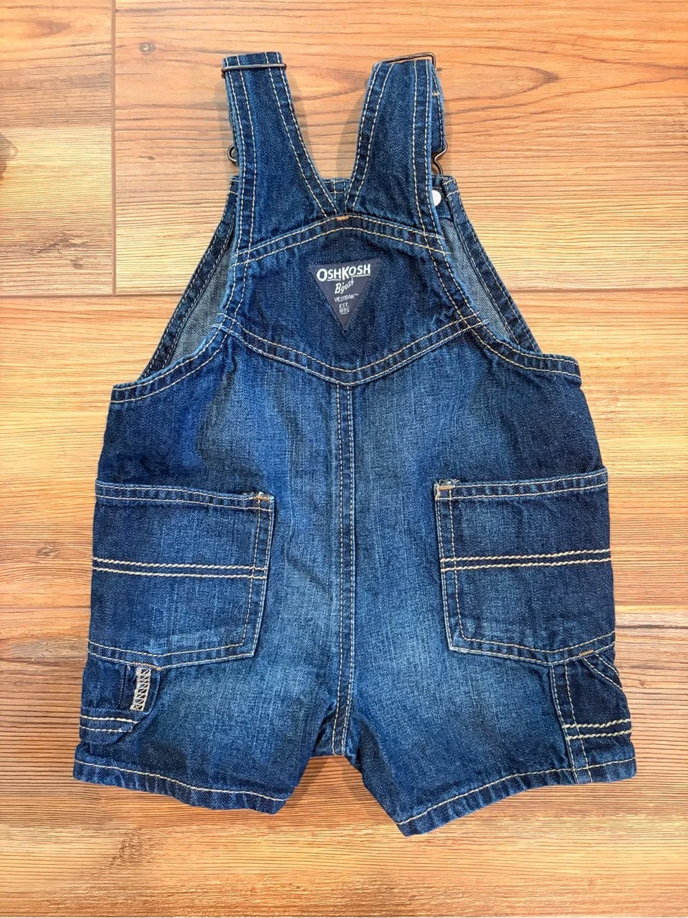 Two Overalls OshKosh Carter 12-18 months